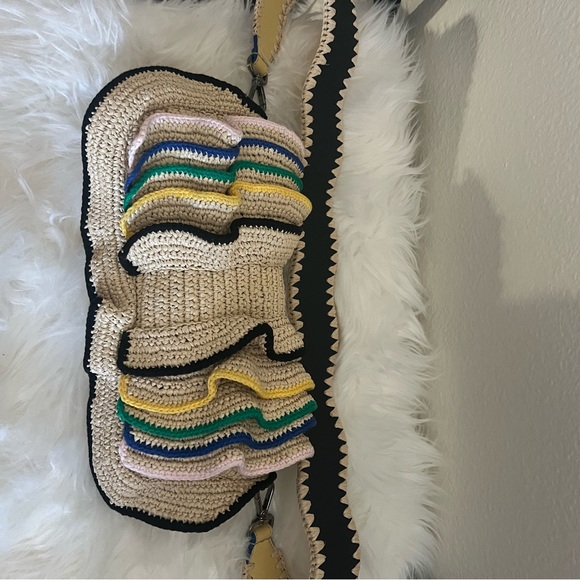 Fendi Knit Baguette Bag - Picture 2 of 3